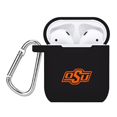 Imagem de AFFINITY BANDS Capa de silicone Oklahoma State Cowboys compatível com Apple AirPods Battery Case
