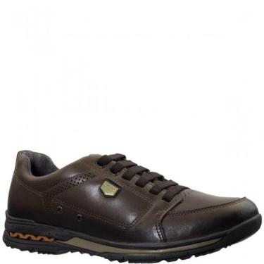 Imagem de Sapatenis Pegada 114854 Couro Cravo