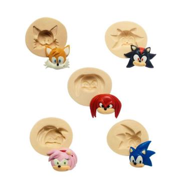 Imagem de Molde De Silicone Sonic E Sua Turma