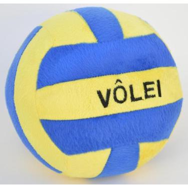 Imagem de Bola De Vôlei De Pelúcia Velboa 20 Cm - Elza Lemos