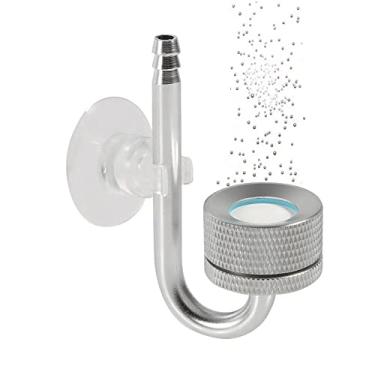 Imagem de TOPINCN Difusor de CO2 de liga de alumínio Dióxido de carbono com ventosa para aquário de aquário de peixes (#1)