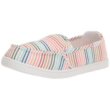 Imagem de Roxy Tênis unissex infantil Minnow, Branco/Rosa/Multi 223, 12