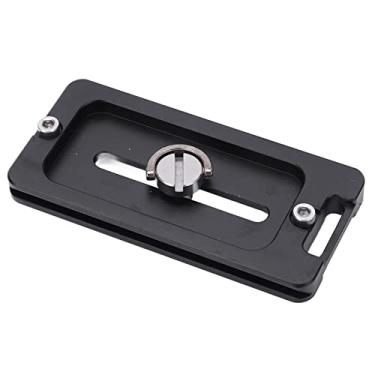 Imagem de Placa de liberação rápida para tripé, cabeça esférica liga de alumínio SLR câmera de liberação rápida placa design defletor placa de liberação rápida para montagem Arca