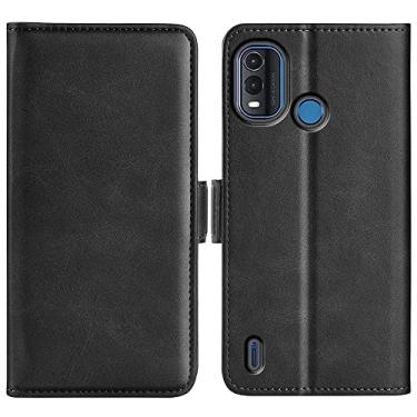 Imagem de HONGYAN Capa de telefone Para Nokia G11 mais Caixa de telefone de couro de fivela magnética do lado duplo Capa protetora