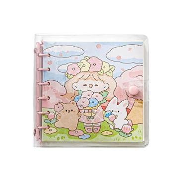 Imagem de Kawaii Taro Ball Sauce Cute Cartoon Quadrado Folha Solta Caderno Menina Papelaria Coreano Bloco de Notas Materiais Escolares