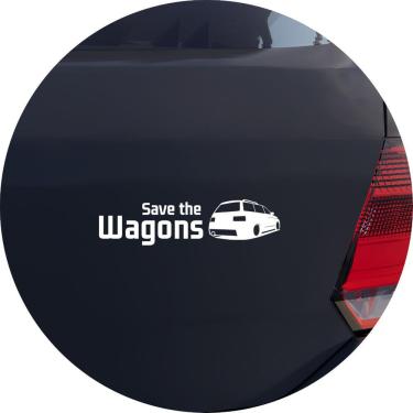 Imagem de Adesivo de Carro Save the Wagons