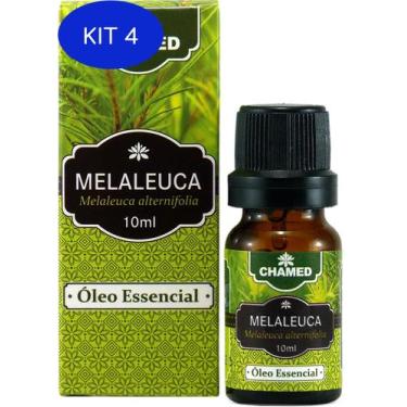 Imagem de Kit 4 Óleo Essencial De Melaleuca Alternifolia Tea Tree 10ml - Chamed