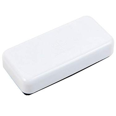 Imagem de J&J Worldwide Borracha de quadro branco apagável a seco de vidro magnético, apagador a seco Max Clean, magnético, 11 cm x 5 cm, borracha de vidro premium