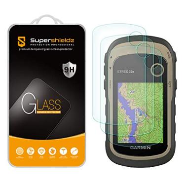 Imagem de (3 unidades) Supershieldz para Garmin eTrex 10, 20x, 22x, 30, 30x, 32x, 32x, protetor de tela de vidro temperado, antiarranhões, sem bolhas