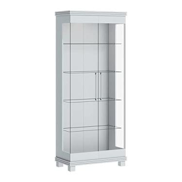 Imagem de Cristaleira Cristal 02 Portas de Vidro Branco Acetinado - Imcal
