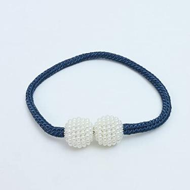 Imagem de Amarrações de cortina Correias e cordas de cortina sem atração magnética sem perfurações para armazenar acessórios de fivela de cortina magnética, T1,2 PCS