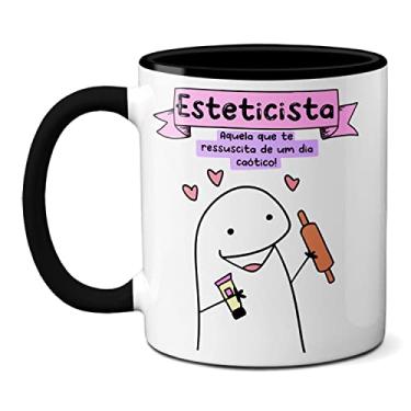 Imagem de Caneca Esteticista Que Te Ressuscita De Um Dia Caótico (Preta)