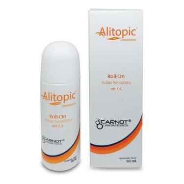 Imagem de Carnot Alitopic Desodorante Roll On 90ml Alitopic Desodorante Rollon Para Axilas Sensíveis 90ml