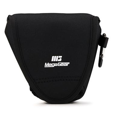 Imagem de MegaGear Ever Ready Meia capa e alça de couro legítimo compatível com Fujifilm X-E3 (23 mm e 18 – 55 mm), Preto