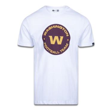Imagem de Camiseta Plus Size Washington Football Nfl Branco Preto New Era