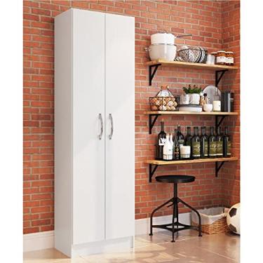 Imagem de Armário Multiuso 2 Portas Milano Irm Móveis Branco