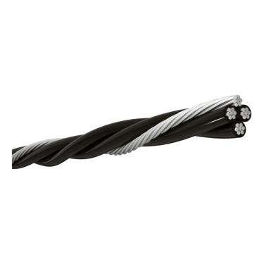Imagem de Cabo Alumínio Quadruplex 0,6/1KV 3X16+16mm² Rolo 100MTS - Intelli