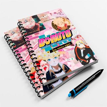 Imagem de Caderno Universitário 10 Mat Boruto Mod01 - Coloque seu Nome