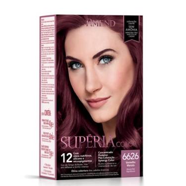 Imagem de Amend Vermelho Marsala Supéria Color Coloração