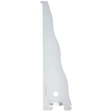 Imagem de PRAT.K Suporte de Trilho para Prateleira Branco 25 cm – Fixação Segura e Ajustável