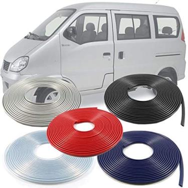 Imagem de Borracha Protetor de Borda Asia Towner 1995 96 97 98 99 00 01 02 03 04 05 06 07 08 09 10 11 12 13 14 15 16 17 18 19-10 Metros Fabricado em PVC Encaixe Autoadesivo