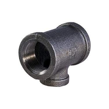 Imagem de Supply Giant CNSU3004 Camiseta redutora maleável preta de 2,54 cm x 1,27 cm com rosca fêmea