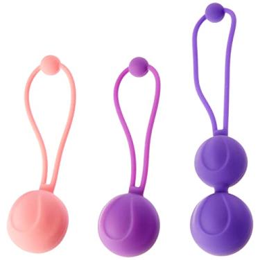 Imagem de Aixiasia Kit De Pompoarismo Com 3 Bolas - Colorido