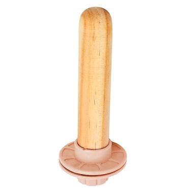 Imagem de Suporte de Papagaio Vara Pássaro Perch Bico Cockatiel Seguro Madeira Decorativa para Pombinhos (rosa)
