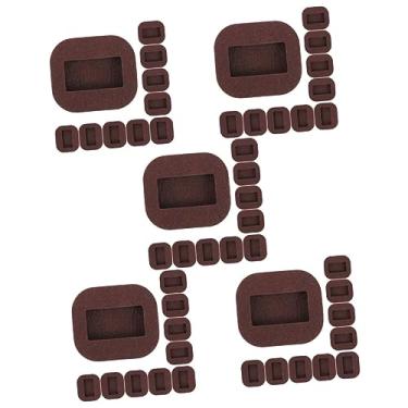 Imagem de DOITOOL 50 Pçs Porta-Copos De Roda Azulejo Computador Copos Genéricos Móveis Cama Para Protetores De Mesa Feltro Rodízios Reutilizáveis ​​Para Pisos De Rodízio Inferior Tapete Cadeira