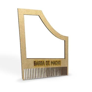Imagem de Pente Alinhador Antiestatico Degrade Perfeito Barba de Macho