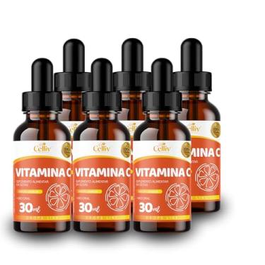 Imagem de Kit Com 6 - Vitamina C em Gotas 30ml Celliv