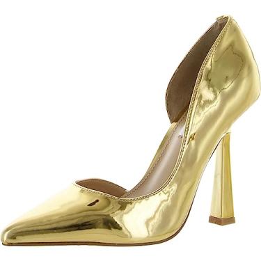 Imagem de Steve Madden Sapato feminino Damzil, Ouro metálico, 35