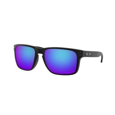 Imagem de Óculos de sol Oakley masculinos OO9417 Holbrook XL Square, preto fosco/Prizm Sapphire Iridium Polarized, 59 mm