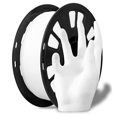 Imagem de MIKA3D Filamento PLA branco de 1,75 mm, 1 kg, amplo suporte para impressora 3D FDM/caneta 3D no mercado, tolerância de alto diâmetro, material de impressão 3D de 1 kg com uma ferramenta de impressora