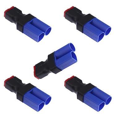 Imagem de LinsyRC Pacote com 5 conectores fêmea T-Plug para EC5 conector macho sem fio plugue adaptador para bateria RC LiPo FPV modelos DIY