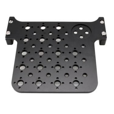 Imagem de HangTon Alexa Mini LF/Mini placa de queijo de montagem para câmera, kit de extensão lateral para equipamento ARRI com M6 3/20.3 cm-16 1/10.2 cm-20 Thread (preto)