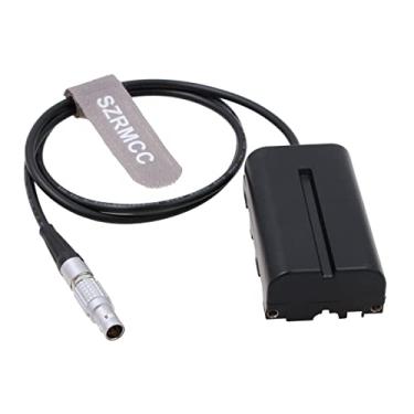 Imagem de SZRMCC Cabo de alimentação de bateria falsa NP F970 F550 para ARRI Alexa RED Z CAM E2 Flagship Camera 2 pinos 12V para monitor Atomos Shogun Ninja V Inferno SmallHD (reto 2 pinos macho)