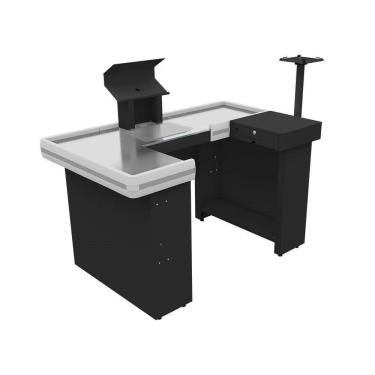 Imagem de Check Out Amapá Premium Direito/Esquerdo em U 1,5x1,0x0,9, com Preparação para Balança, Preto