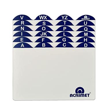 Imagem de Índice para Fichário, de A a Z, 4x6, Cartão, Acrimet
