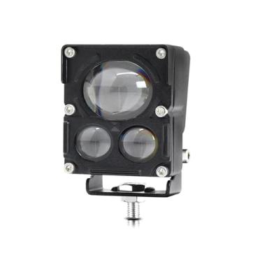 Imagem de SZITW Farol de neblina LED para motocicleta 60W 6000LM 4 modos de iluminação Luz auxiliar LED com suporte de montagem para carro, motocicleta, caminhão trator, barco ATV (1 pacote)
