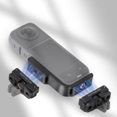Imagem de AILENICE Montagem vertical-horizontal tipo L 360 X4 com adaptador magnético para Insta360 X4 (suporte tipo L + adaptador magnético)