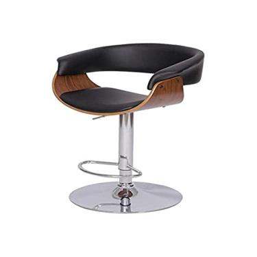 Imagem de BANQUETA ELBA MADEIRA ACOLCHOADA REVEST P.U. PRETA