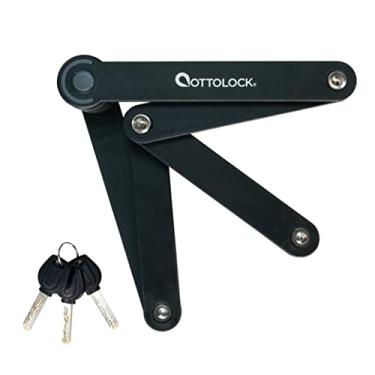 Imagem de OTTOLOCK Trava dobrável Sidekick | Trava dobrável extra resistente para bicicletas elétricas e scooters | Trava de bicicleta versátil
