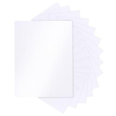 Imagem de Silunkia 120 folhas de cartolina branca brilhante papel pesado 21 x 250 g/m², papel para impressora de cartolina grossa de 250 g/m² para fazer cartões, cartões comemorativos, artesanato escolar,