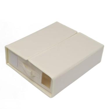 Imagem de Caixa de Armazenamento de Lençóis Dobrável, Organizador de Armário de Linho de Grande Capacidade Com Janela Transparente, Estilo Minimalista Moderno para Quarto, Embaixo da Cama,