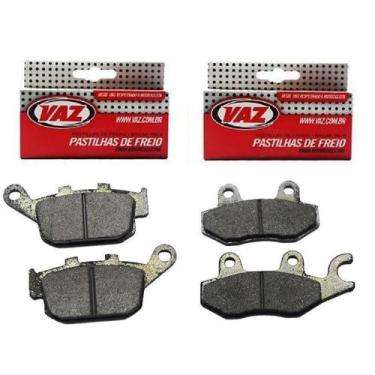 Imagem de Kit Pastilhas de Freio Cb 300 Sem Abs 2010-2015 Ecopads Vaz