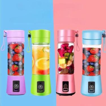 Imagem de Pequeno Misturador Portátil Usb Mixer Recarregável Para Frutas E Sucos