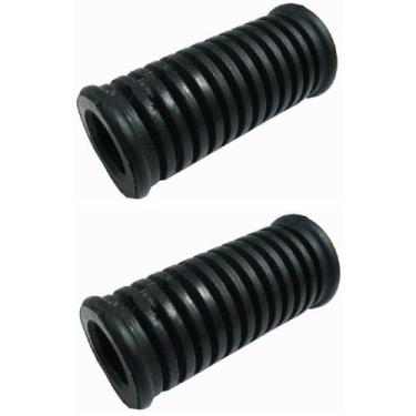 Imagem de Par Borracha Pedaleira Suzuki Yes 125 Traseira - BRV/MotoBor