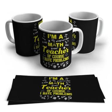 Imagem de Canecas de Porcelana Branca Personalizadas Profissões Matematica - Est