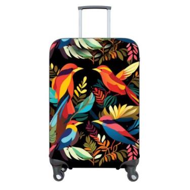Imagem de Capa para Mala de Viagem Estampada Malha Suplex Resistente - Loilu, G 